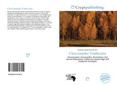 Portada del libro de Chorizanthe Fimbriata