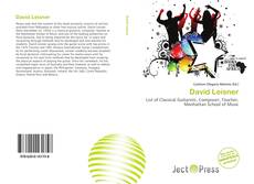 Обложка David Leisner