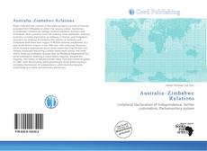 Bookcover of Australia–Zimbabwe Relations