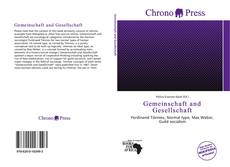 Buchcover von Gemeinschaft and Gesellschaft