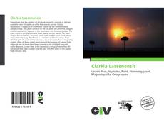 Portada del libro de Clarkia Lassenensis