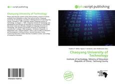 Chaoyang University of Technology的封面