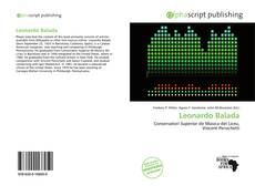 Bookcover of Leonardo Balada