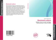 Dominant culture kitap kapağı