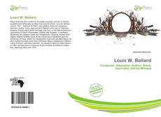 Portada del libro de Louis W. Ballard