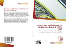 Bookcover of Championnat de France de Basket-ball de Pro A 2007-2008