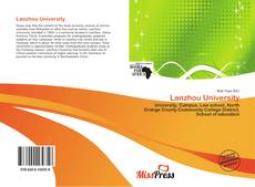 Bookcover of Lanzhou University