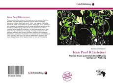 Buchcover von Jean Paul Kürsteiner