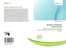 Portada del libro de Battle of Kōshū-Katsunuma