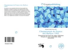 Portada del libro de Championnat de France des Rallyes 1985