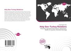 Portada del libro de Holy See–Turkey Relations