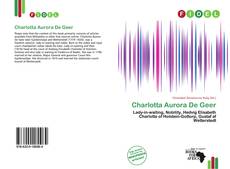Charlotta Aurora De Geer的封面