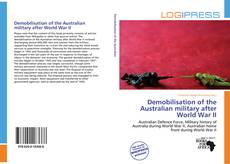 Couverture de Demobilisation of the Australian military after World War II