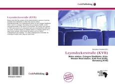 Portada del libro de Leyendeckerstraße (KVB)