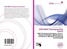 2000 MAC Championship Game kitap kapağı