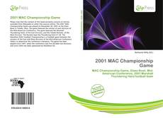 Capa do livro de 2001 MAC Championship Game 