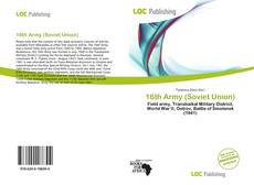 Couverture de 16th Army (Soviet Union)