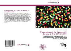 Portada del libro de Championnat de France de Rugby à XV 1898-1899