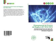 Championnat de France de Rugby à XV 1912-1913的封面