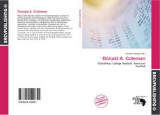 Buchcover von Donald A. Coleman