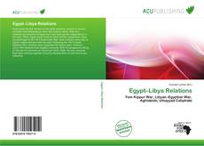 Buchcover von Egypt–Libya Relations