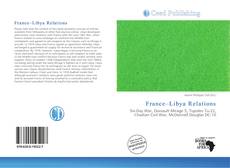 Bookcover of France–Libya Relations