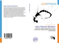 Buchcover von Libya–Pakistan Relations