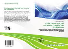 Portada del libro de Chief Justice of the Supreme Court of the Philippines