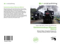 Portada del libro de Kantemirovskaya (Moscow Metro)