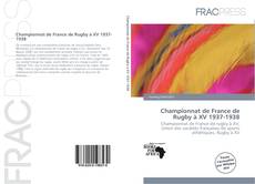 Championnat de France de Rugby à XV 1937-1938的封面