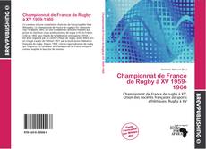 Championnat de France de Rugby à XV 1959-1960 kitap kapağı