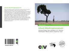 Portada del libro de Lilium Washingtonianum