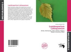 Buchcover von Lepidospartum Latisquamum