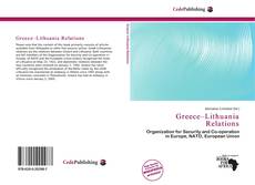 Обложка Greece–Lithuania Relations