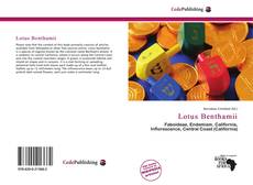 Copertina di Lotus Benthamii