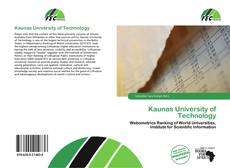 Обложка Kaunas University of Technology