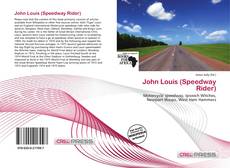 Capa do livro de John Louis (Speedway Rider) 