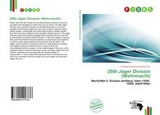 Borítókép a  28th Jäger Division (Wehrmacht) - hoz