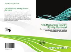 Portada del libro de 13th Mechanized Infantry Division (Germany)