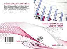 Capa do livro de International Business Leaders Forum 