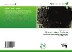 Обложка Rideau Lakes, Ontario