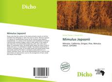 Portada del libro de Mimulus Jepsonii