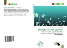Operation Taylor Common的封面