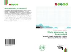 White Movement In Transbaikal的封面
