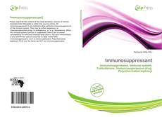 Buchcover von Immunosuppressant