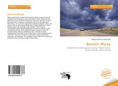 Bookcover of Benoit Musy