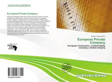 Buchcover von European Private Company
