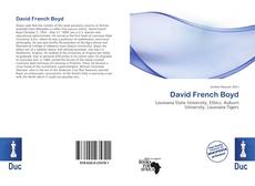 Bookcover of David French Boyd