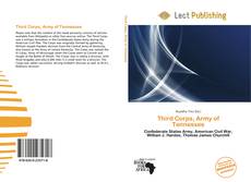 Bookcover of Third Corps, Army of Tennessee