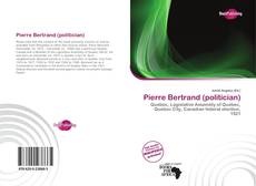 Portada del libro de Pierre Bertrand (politician)